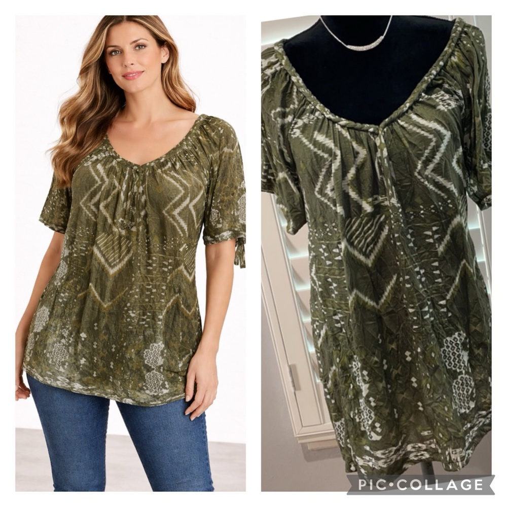 Short sleeve blouse